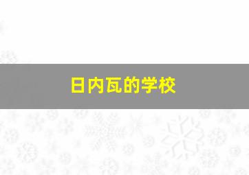 日内瓦的学校