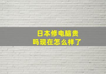 日本修电脑贵吗现在怎么样了