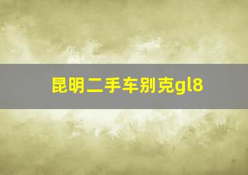 昆明二手车别克gl8