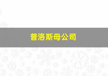 普洛斯母公司