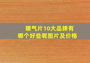 暖气片10大品牌有哪个好些呢图片及价格