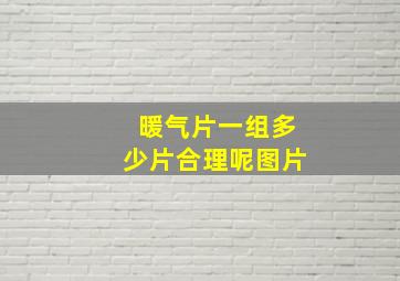 暖气片一组多少片合理呢图片