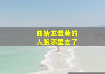 曲靖龙潭巷的人跑哪里去了