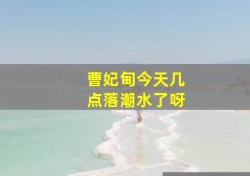 曹妃甸今天几点落潮水了呀