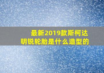 最新2019款斯柯达明锐轮胎是什么造型的