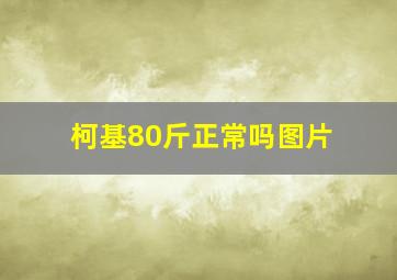 柯基80斤正常吗图片