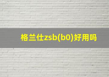 格兰仕zsb(b0)好用吗