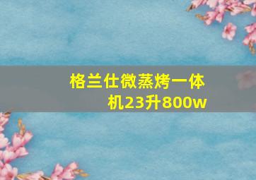 格兰仕微蒸烤一体机23升800w