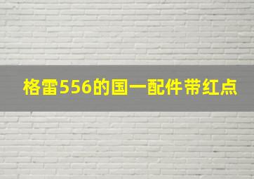 格雷556的国一配件带红点