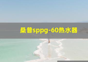 桑普sppg-60热水器