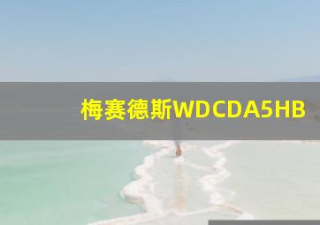 梅赛德斯WDCDA5HB