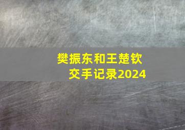 樊振东和王楚钦交手记录2024