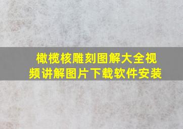 橄榄核雕刻图解大全视频讲解图片下载软件安装