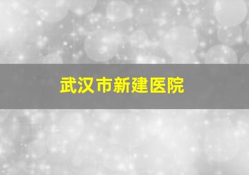 武汉市新建医院