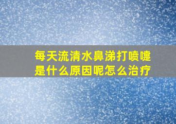 每天流清水鼻涕打喷嚏是什么原因呢怎么治疗