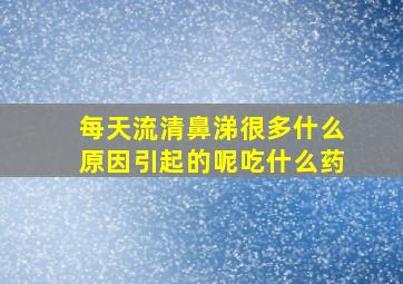 每天流清鼻涕很多什么原因引起的呢吃什么药