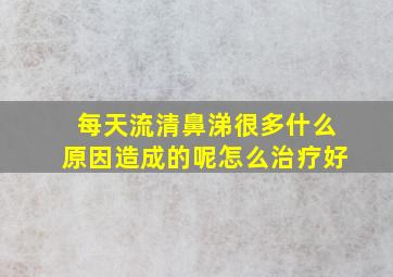 每天流清鼻涕很多什么原因造成的呢怎么治疗好