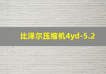 比泽尔压缩机4yd-5.2