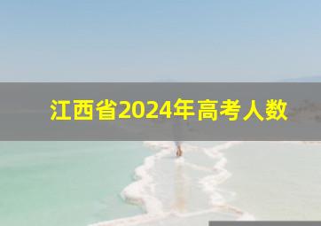 江西省2024年高考人数