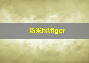 汤米hilfiger