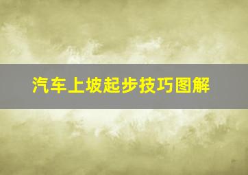 汽车上坡起步技巧图解