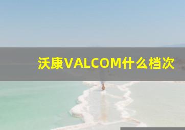 沃康VALCOM什么档次