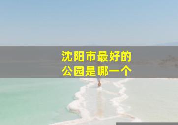 沈阳市最好的公园是哪一个