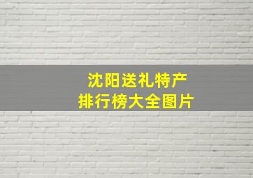 沈阳送礼特产排行榜大全图片