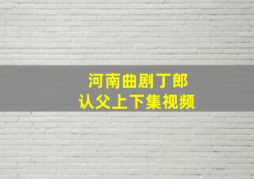 河南曲剧丁郎认父上下集视频