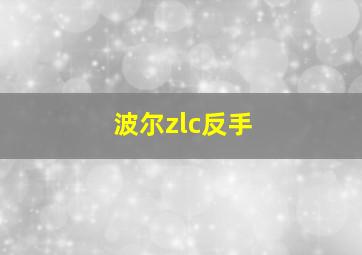 波尔zlc反手