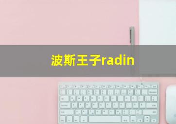 波斯王子radin