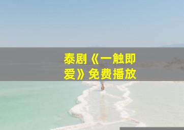 泰剧《一触即爱》免费播放