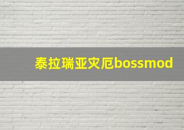 泰拉瑞亚灾厄bossmod