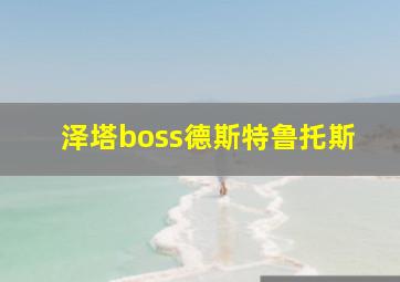 泽塔boss德斯特鲁托斯