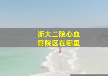 浙大二院心血管院区在哪里