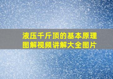 液压千斤顶的基本原理图解视频讲解大全图片