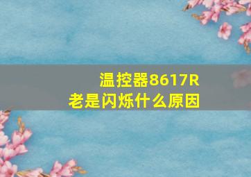 温控器8617R老是闪烁什么原因