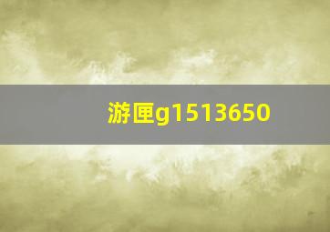 游匣g1513650