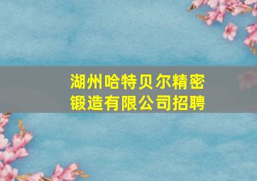 湖州哈特贝尔精密锻造有限公司招聘