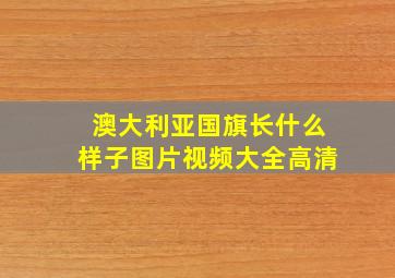 澳大利亚国旗长什么样子图片视频大全高清