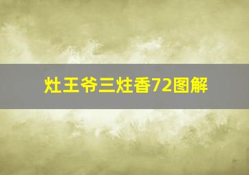 灶王爷三炷香72图解