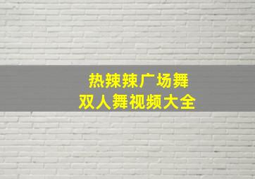 热辣辣广场舞双人舞视频大全