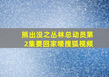 熊出没之丛林总动员第2集要回家喽搜狐视频