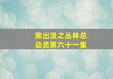 熊出没之丛林总动员第六十一集