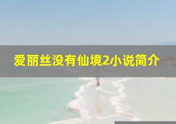 爱丽丝没有仙境2小说简介