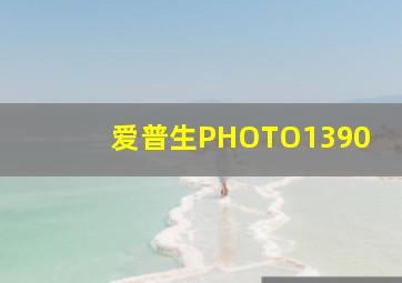 爱普生PHOTO1390