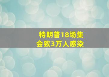 特朗普18场集会致3万人感染