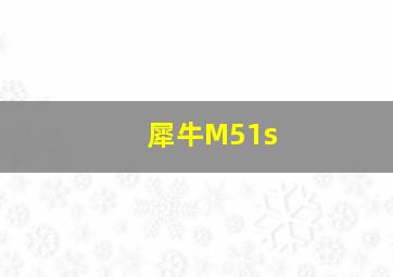 犀牛M51s