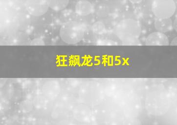 狂飙龙5和5x