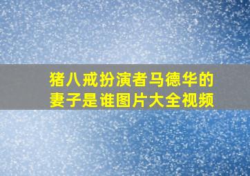 猪八戒扮演者马德华的妻子是谁图片大全视频